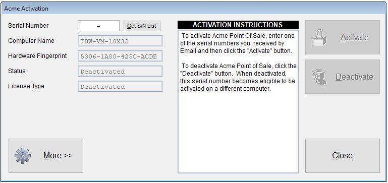 AcmeActivation