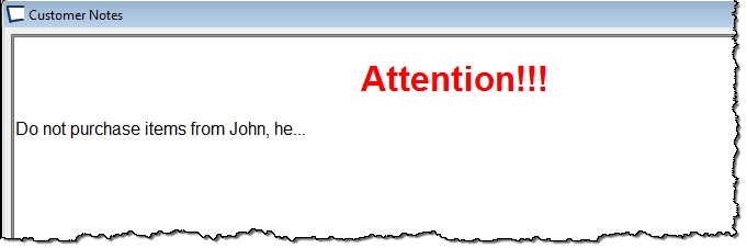 CustomerNoteWithAlert