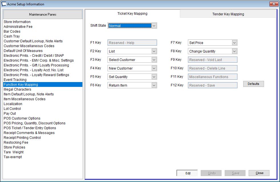 FunctionKeyMapping