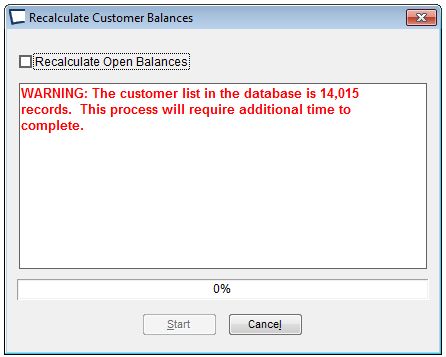 recalculatecustomerbalances