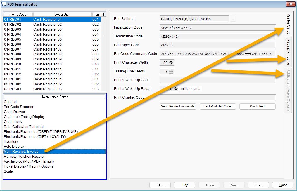 ReceiptPrinterSetup