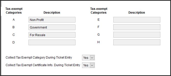 tax-exempt-category-setup