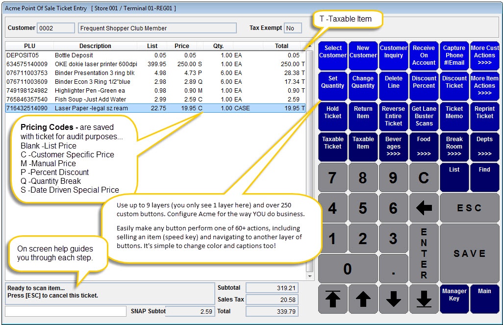 TicketEntryTouchScreen